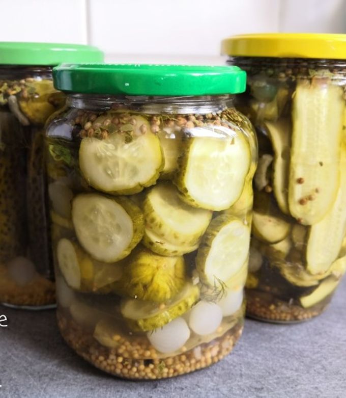 Une photo de Cornichons aigres-doux