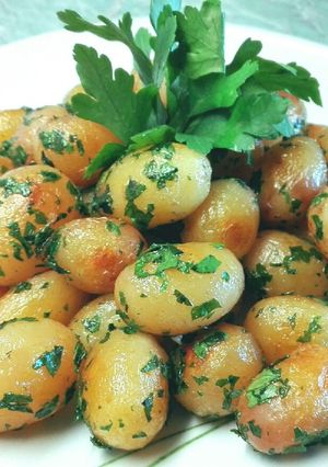 Petrezselymes újkrumpli 🍴 recept fotója