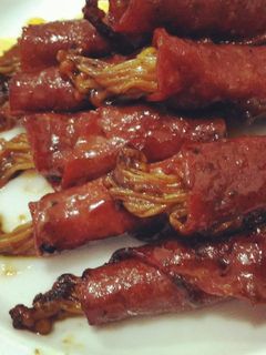 Foto resep Enoki beef roll