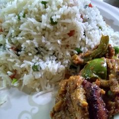 A picture of Mix vegetable fried rice.