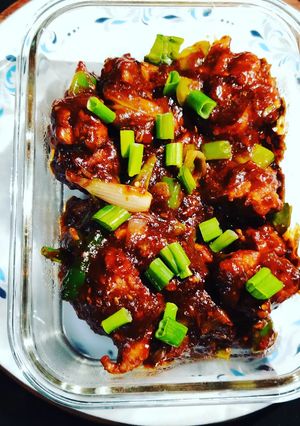 A picture of Schezwan Chilli Chicken..