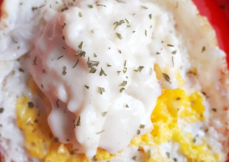 Rahasia Memasak Telur Dadar Dengan Saus Keju Susu Yang Gurih