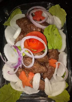 A picture of Gola kabab.