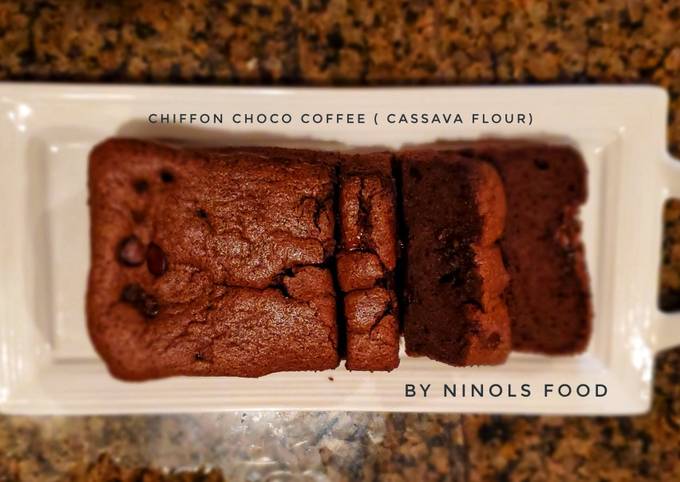Langkah Mudah untuk Membuat Chiffon Choco Coffee (Cassava Flour), Sempurna