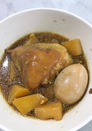 Foto resep Semur ayam kentang telur