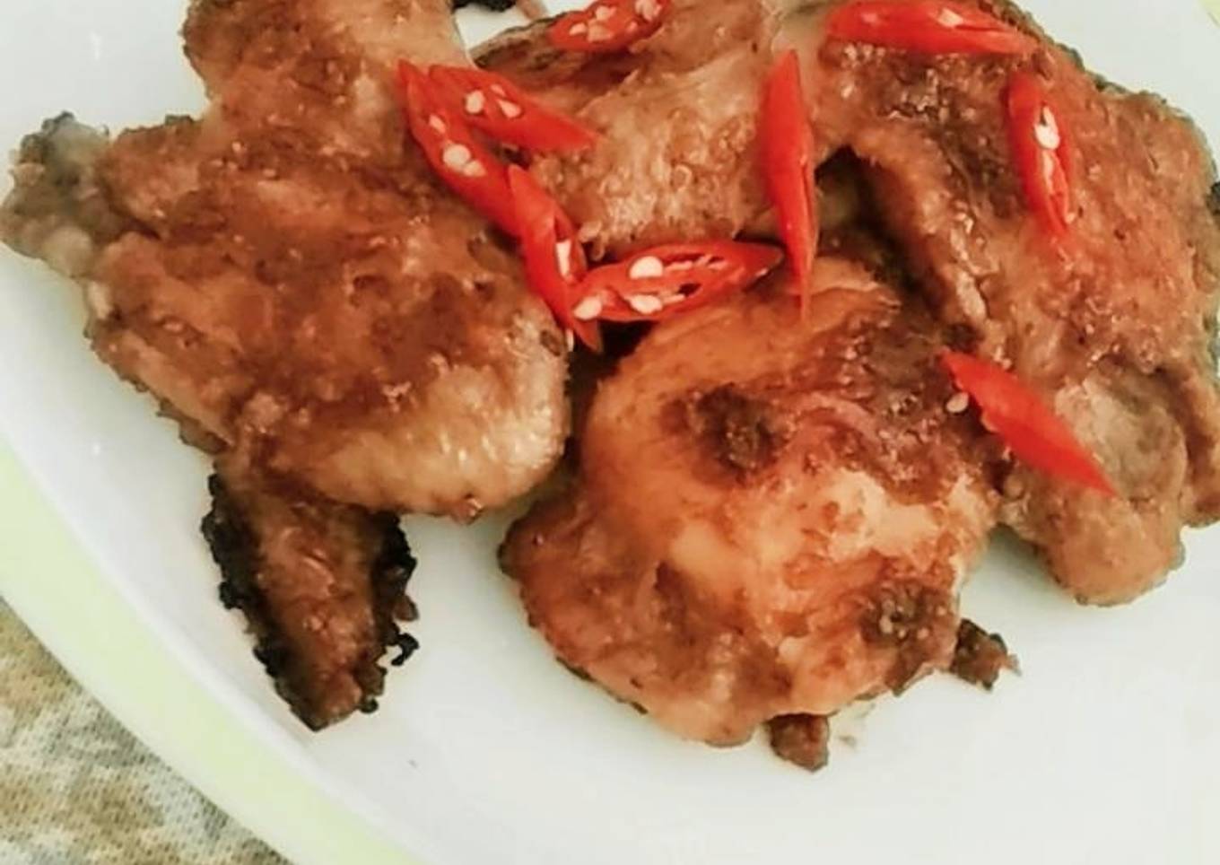 Ayam ungkep panggang bumbu kecap