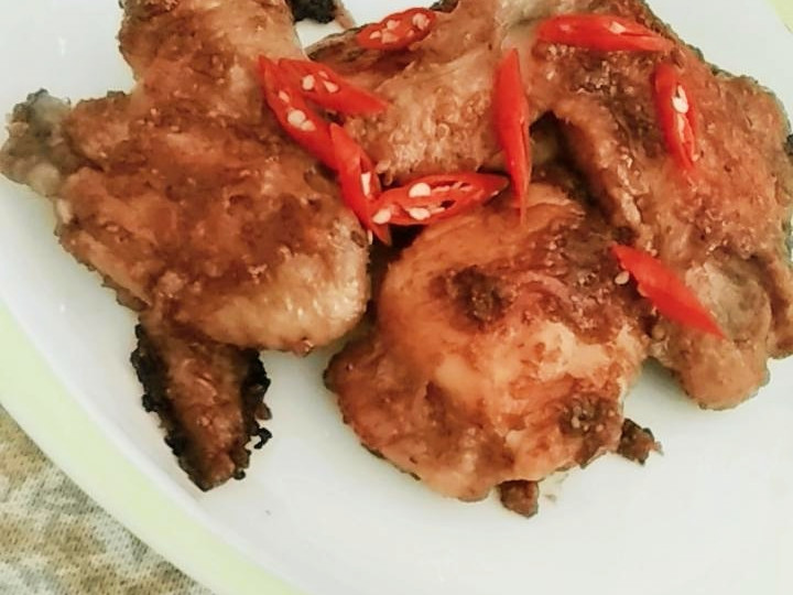 Cara Buat Ayam ungkep panggang bumbu kecap Wajib Dicoba