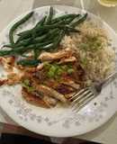 Apricot balsamic glazed pork filet