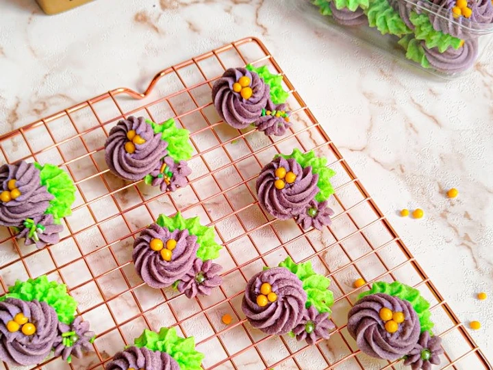 Langkah Gampang Membikin Resep Semprit Susu Taro Pandan yang Uenak Anti Ribet, Mantap