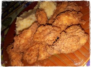 Una foto de Pollo Frito estilo KFC