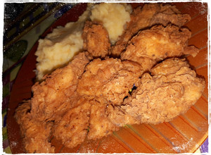 Una foto de Pollo Frito estilo KFC