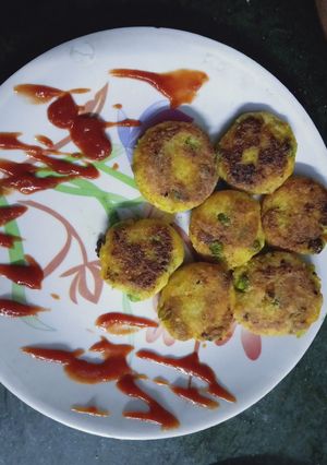 A picture of Leftover rice cutlet.
