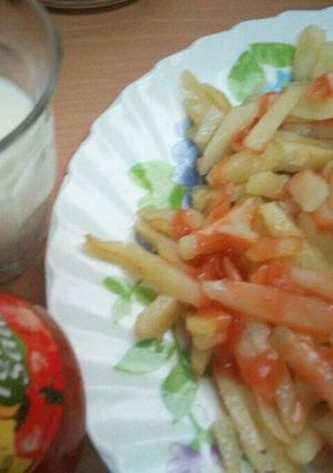 A picture of Home made chipo.