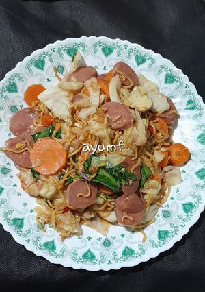 Foto resep Tumis sayur sosis pedas
