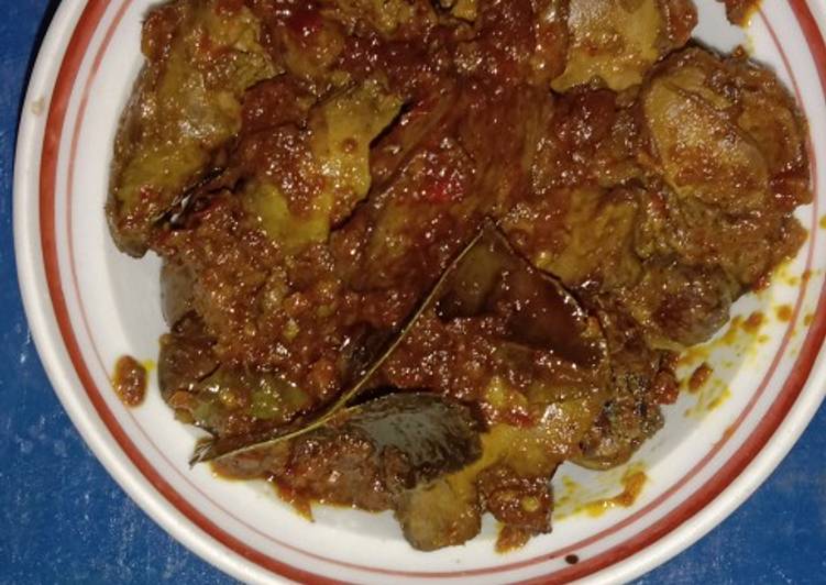 Resep Hati ayam masak pedas yang Sempurna