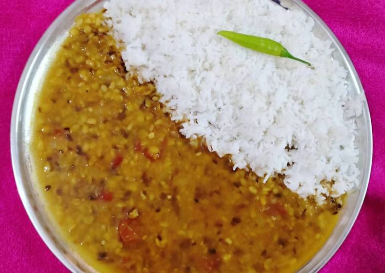 Simple Way to Cook Perfect Mixed Dal &amp; Rice