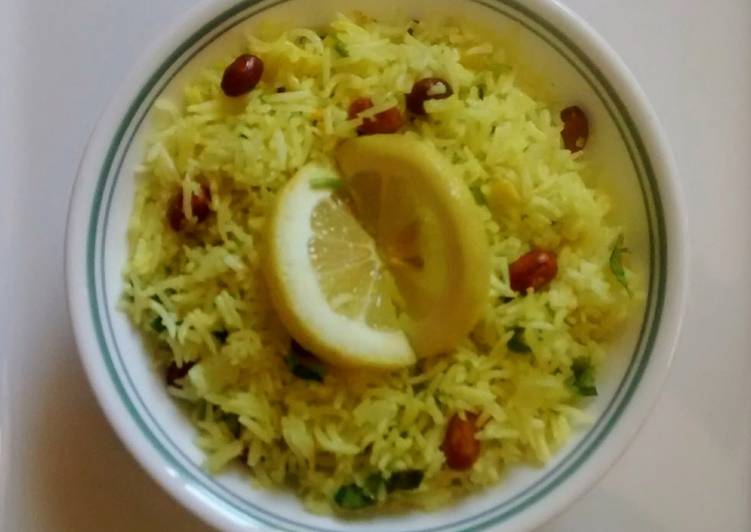 Recipe of Quick Lemon rice
