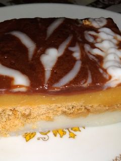 صورة لوصفة كيك البسكوت البارد 🍮