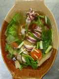 แกงจืดปลาหมึกยัดไส้หมูสับ