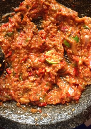 Foto resep Sambal pecel lele