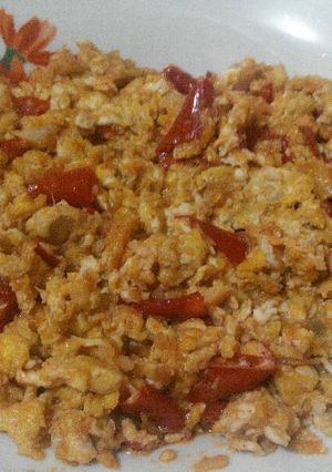 Foto resep Telur Orak Arik Saus Tiram