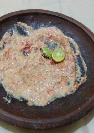 Foto resep Sambal Kacang Jeruk Limau #RabuBaru