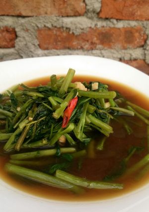 Foto resep Cah Kangkung Terasi Udang