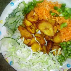 A picture of Fried plantain salad.