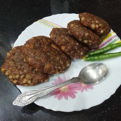 Sabudana vada A picture of Sabudana vada.