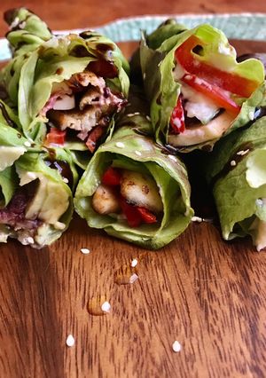 Una foto de Rollitos de lechuga 🥬