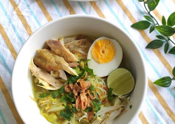 Anti Ribet, Buat Soto Ayam (Kampung) Madura Rumahan