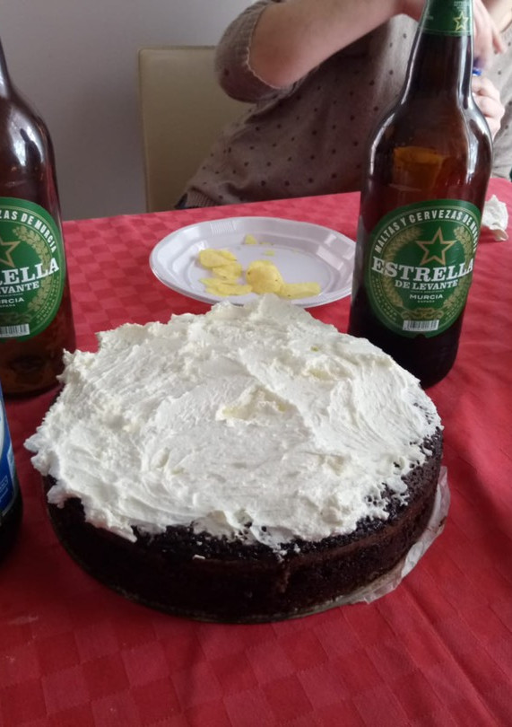 Una foto de Tarta de cerveza negra Guinness