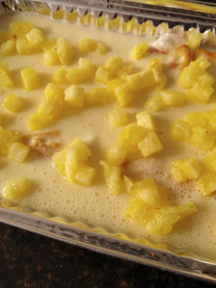 Una foto de Postre de piña