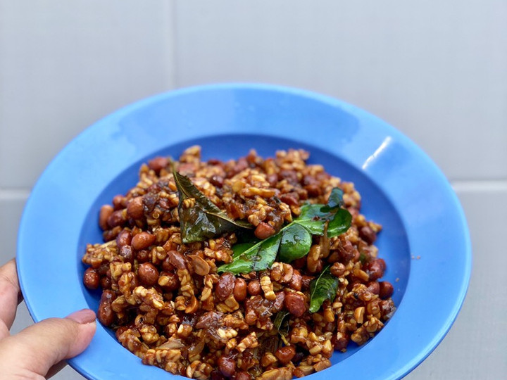  Bagaimana cara memasak Kering Tempe / Tempe Orak Arik Kacang Tanah  sedap