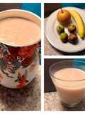 Smoothie με αχλαδόμηλο, μπανάνα και βασιλικά σύκα ♥️🩷♥️🩷♥️