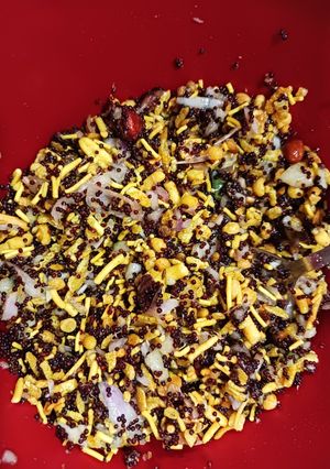 A picture of Sprouted Ragi Bhel.