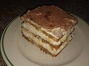 Una foto de tiramisú con eritritol