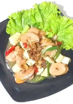Foto resep Oseng tahu saus madu