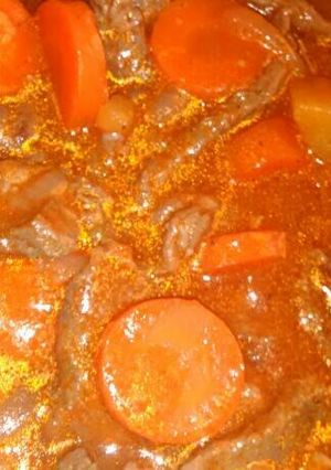 Una foto de Fricase de carne de res
