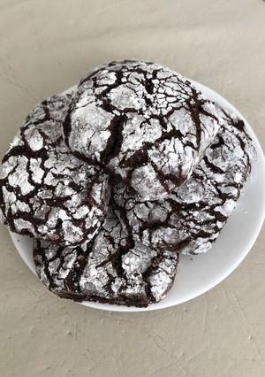 Una foto de Polvorones de chocolate