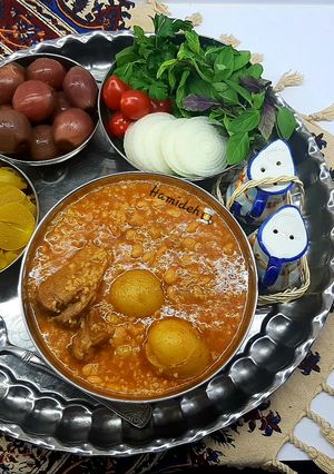 عکسی از دستور آبگوشت سنتی بختیاری (مخصوص ناهار)😋