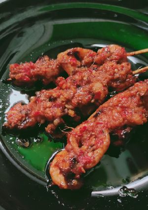 Foto resep Cumi Udang Bakar Madu Pedas