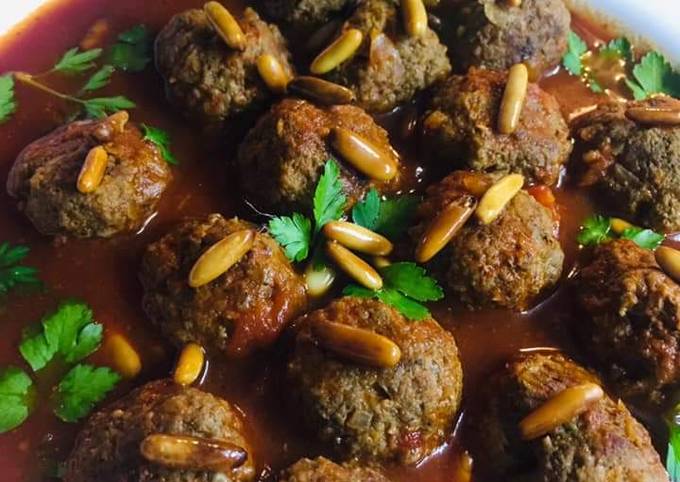 Lebanese_meat_balls_in_tomato_sauce #Dawood_Basha