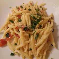 Pasta with crab A picture of Pasta with crab.