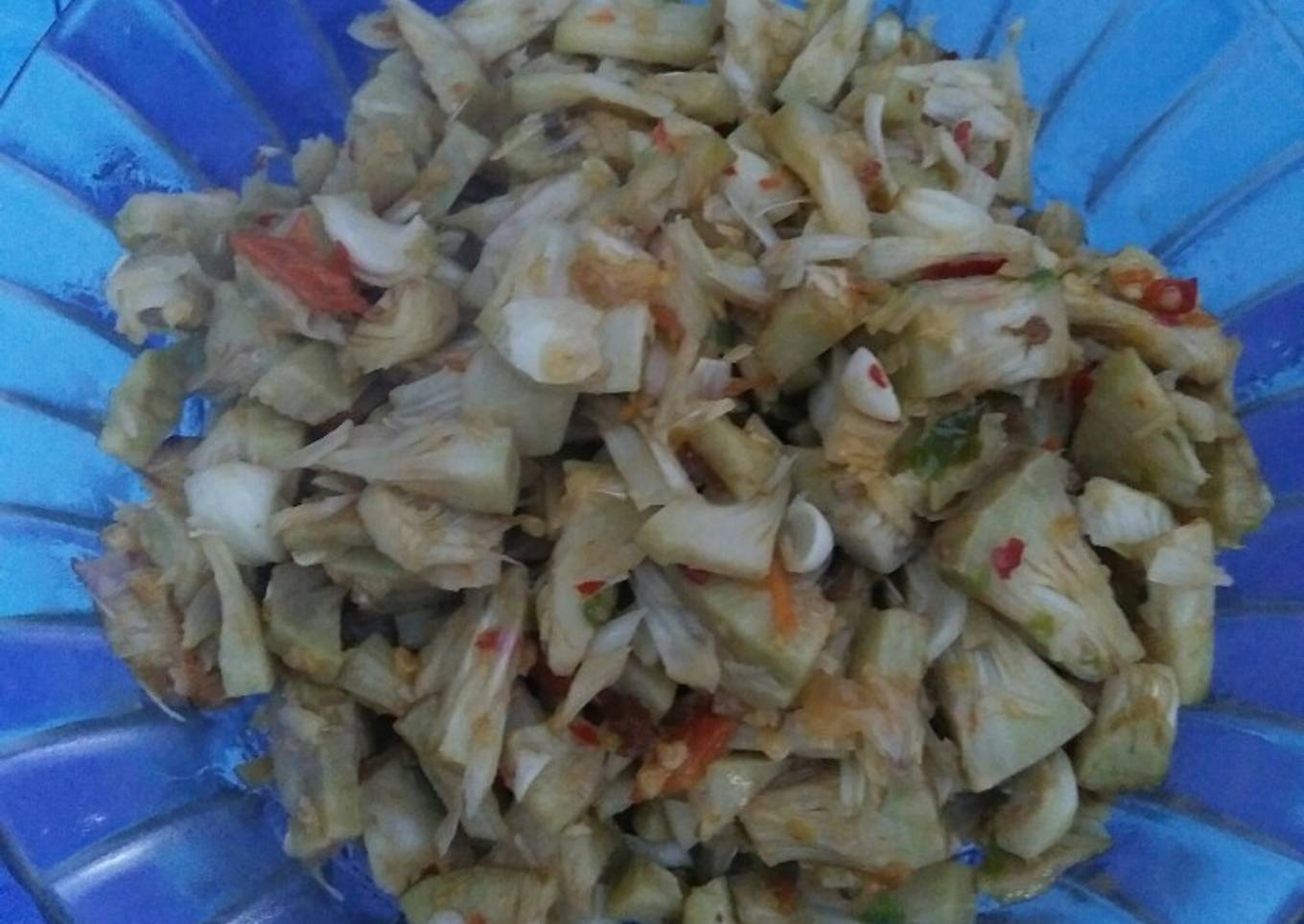 Tumis Nangka Kering Pedas