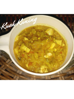 Foto resep Bubur Tim Tofu Kuah Kuning : MPASI 8+ bulan