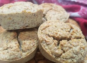 Una foto de Muffins almendrados con naranja