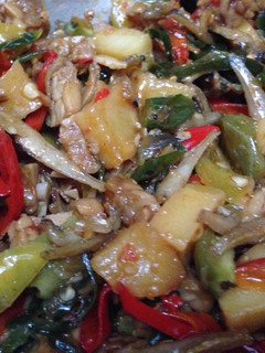 Foto resep Tumis teri tempe kentang cabe ijo