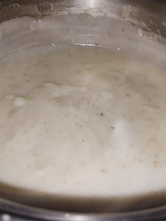 Una foto de Salsa blanca sin lácteos (a base de avena) Apta APLV y vegana