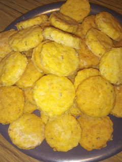 Una foto de Galletas saladas de queso